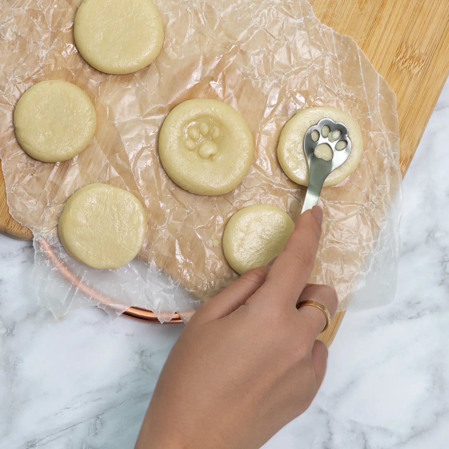 Paw Print Baking Spoons